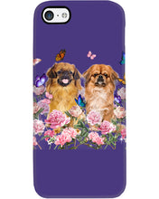 Load image into Gallery viewer, Pekingese With Peonies Gift For Dog Lovers Phone case