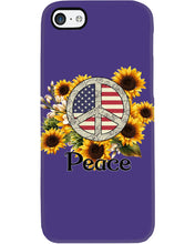 Load image into Gallery viewer, Peace Sign Sunflower Birthday Gift For Girls Phone case