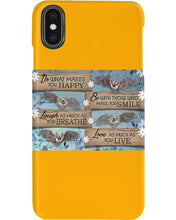 Load image into Gallery viewer, Do What Makes You Happy With Bats Gift For Girls Phone case