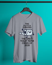 Load image into Gallery viewer, Dutch Survived The Great Toilet Paper Crisis Of 2020 For Personalized Nation Gift Guys V-Neck