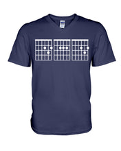 Load image into Gallery viewer, Vintage Funny Guitar Chords Custom Gift For Guitar Lovers Guys V-Neck