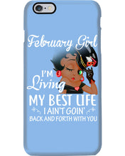 Load image into Gallery viewer, Betty Boop February Girl Living My Best Life Birthday Meaningful Gift Phone case