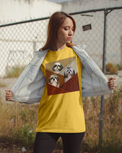 Load image into Gallery viewer, Three Cute Shih Tzu In Bag Gift For Dog Lovers Guys Tee