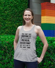 Load image into Gallery viewer, You Can't Buy Happiness But You Can Marry A Medical Assistant Gift For Girls Ladies Flowy Tank