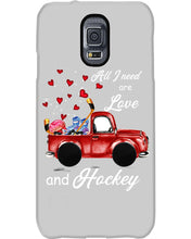 Load image into Gallery viewer, All I Need Are Love And Hockey Gift For Hockey Players Phone case