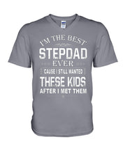 Load image into Gallery viewer, I'm The Best Stepdad Gift For Family Guys V-Neck