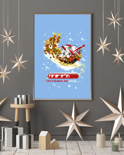Load image into Gallery viewer, Baseball Xmas Sleigh Loading Gift For Baseball Lovers Vertical Poster
