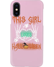 Load image into Gallery viewer, This Girl Loves Halloween Gift For Girls Phone case
