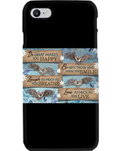 Load image into Gallery viewer, Do What Makes You Happy With Bats Gift For Girls Phone case