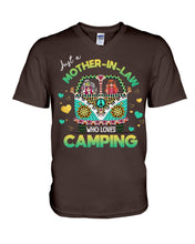 Load image into Gallery viewer, Just A Mother-in-law Who Loves Camping Trending Guys V-Neck