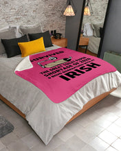 Load image into Gallery viewer, Toilet Paper Shortage Of 2020 Being Quarantined With My Irish Personalized Nation Sherpa Blanket