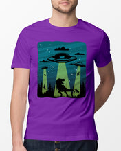 Load image into Gallery viewer, UFA Dinosaur T Rex Sky Full Of Stars Guys Tee