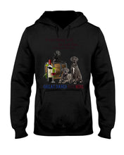 Load image into Gallery viewer, Everything Will Be Just Fine As Long As There Are Great Dane And Wine Gift For Dog Lovers Hoodie