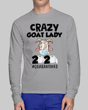 Load image into Gallery viewer, Crazy Goat Lady 2020 Quarantined Gift For Goat Lovers Unisex Long Sleeve
