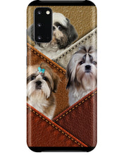 Load image into Gallery viewer, Three Cute Shih Tzu In Bag Gift For Dog Lovers Phone case
