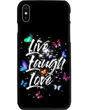 Load image into Gallery viewer, Butterfly Live Laugh Love Gift For Lover Phone case