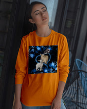 Load image into Gallery viewer, Lovely Phone Case Twinkling Blue Heart Gift For Goat Lovers Unisex Long Sleeve