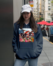 Load image into Gallery viewer, American Flag Sky Flower German Shepherd Gift For Dog Lovers Hoodie