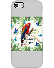 Load image into Gallery viewer, Scarlet Macaw With Butterflies I Am Always With You Gift For Lover Phone case