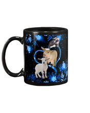 Load image into Gallery viewer, Lovely Phone Case Twinkling Blue Heart Gift For Goat Lovers Mug