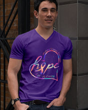 Load image into Gallery viewer, Hope For A Cure Multiple Sclerosis Awareness Guys V-Neck