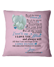 Load image into Gallery viewer, Gift For Abuelo I Love You And Always Will Custom Design Pillow Cover