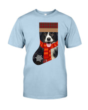 Load image into Gallery viewer, Santa Border Collie In Stock Gift For Dog Lovers Guys Tee