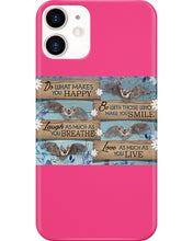 Load image into Gallery viewer, Do What Makes You Happy With Bats Gift For Girls Phone case