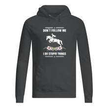 Load image into Gallery viewer, Don't Follow Me I Do Stupid Things Gift For Men Hoodie