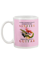 Load image into Gallery viewer, Never Underestimate A 60 Year Old Man Can Play A Guitar Mug