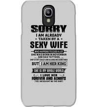 Load image into Gallery viewer, Gift For Husband Taken By A November Sexy Wife Who Happens To Cuss A Lot Phone case