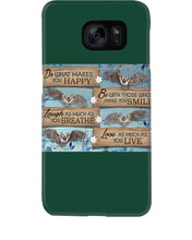 Load image into Gallery viewer, Do What Makes You Happy With Bats Gift For Girls Phone case