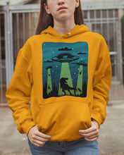 Load image into Gallery viewer, UFA Dinosaur T Rex Sky Full Of Stars Hoodie