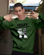 Load image into Gallery viewer, Crazy Raccoon Lady 2020 Quarantined Gift For Raccoon Lovers Sweatshirt