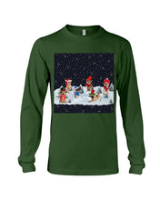 Load image into Gallery viewer, Night Christmas Chihuahua Cool Weather Gift For Dog Lovers Unisex Long Sleeve