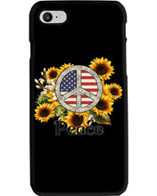 Load image into Gallery viewer, Peace Sign Sunflower Birthday Gift For Girls Phone case