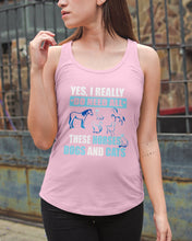 Load image into Gallery viewer, I Do Need All These Horses Dogs And Cats Ladies Flowy Tank