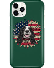 Load image into Gallery viewer, English Cocker Spaniel US Sunflower Gift For Dog Lovers Phone case