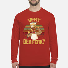 Load image into Gallery viewer, Vert Der Ferk Retro Vintage Gift For Cook Lovers Unisex Long Sleeve