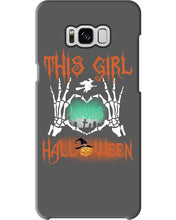 Load image into Gallery viewer, This Girl Loves Halloween Gift For Girls Phone case