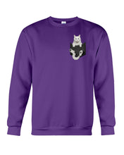 Load image into Gallery viewer, Cat In Your Front Pocket Great Gift For Cat Lovers Sweatshirt