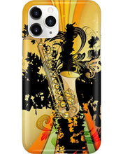 Load image into Gallery viewer, Unique Saxophone Paisley Design Vintage Design Gift For Women Phone case