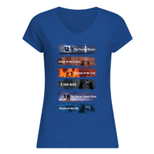 Load image into Gallery viewer, Attack Of The Clones A New Hope Ladies V-Neck