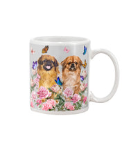 Load image into Gallery viewer, Pekingese With Peonies Gift For Dog Lovers Mug