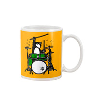 Load image into Gallery viewer, Funny Cat Playing Drums Great Gift For Cat Lovers Mug