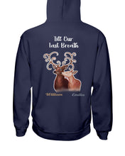 Load image into Gallery viewer, Custom Name Deers Gift For Boyfriend Till Our Last Breath Hoodie