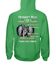 Load image into Gallery viewer, October Man Son Of God Birthday Meaningful Gift For Men Hoodie
