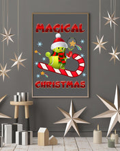Load image into Gallery viewer, Tennis Players Magical Christmas Snowman Gift For Women Vertical Poster