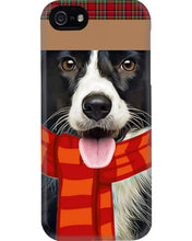 Load image into Gallery viewer, Santa Border Collie In Stock Gift For Dog Lovers Phone case