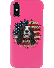 Load image into Gallery viewer, English Cocker Spaniel US Sunflower Gift For Dog Lovers Phone case